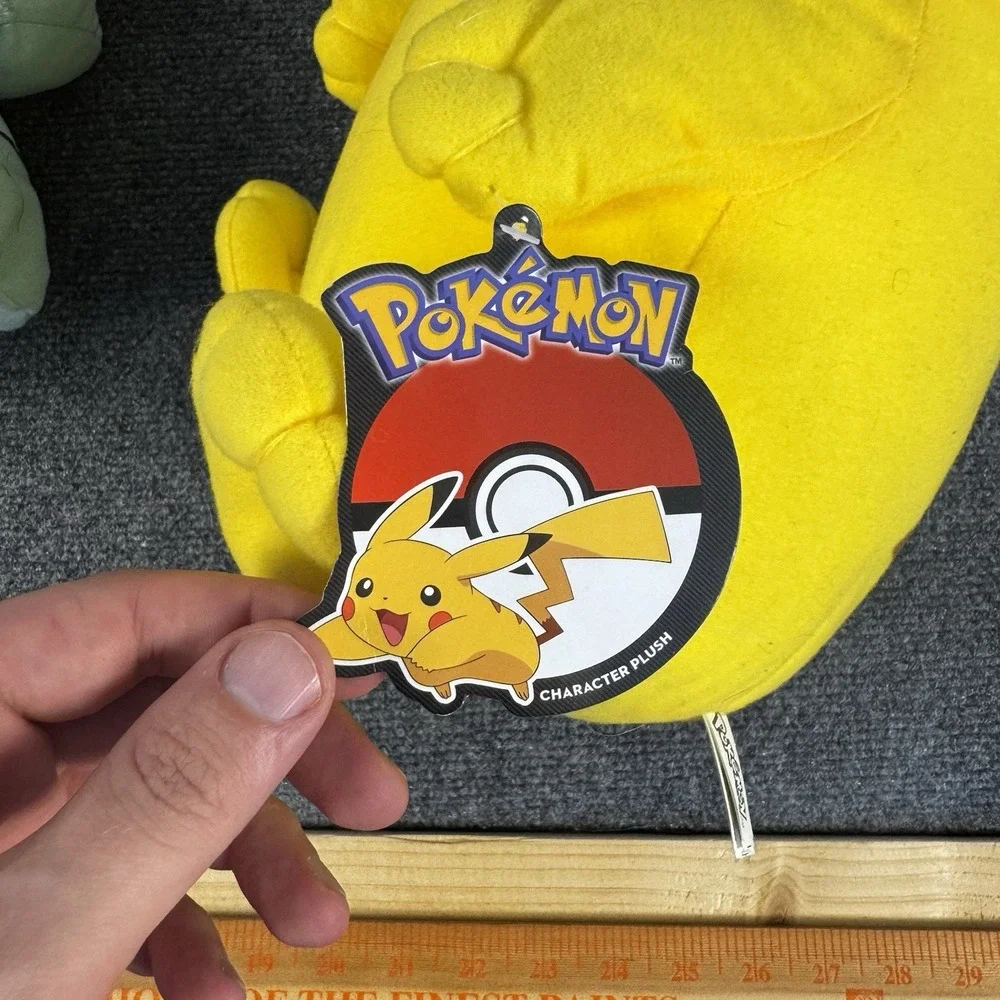 Pokemon Plush Lot of 3 Pikachu Charmander Squirtle Stuffed Animal Toy NWT 14